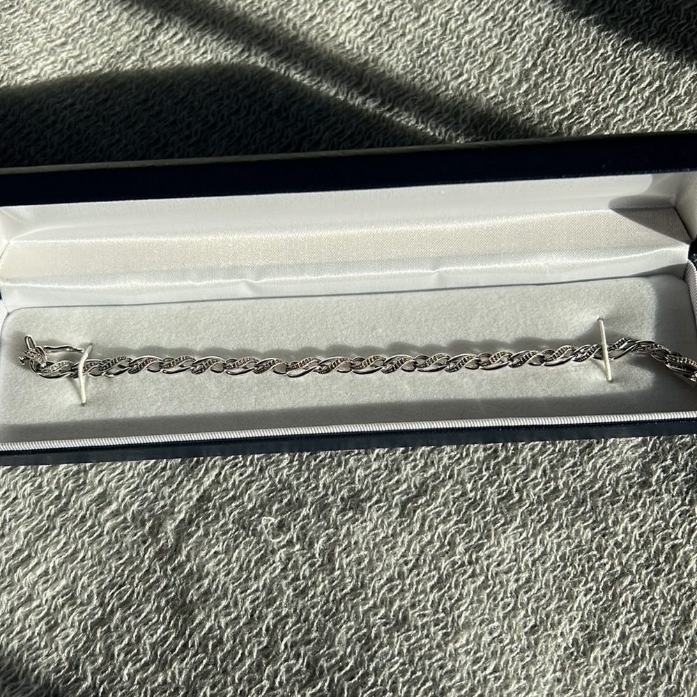 Diamond Infinity Bracelet - Picture 2 of 7